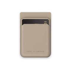IDEAL OF SWEDEN - Magnetkortholder - MagSafe-samsvar polyuretan, polykarbonat - beige - for Apple iPhone 12, 13, 14, 15