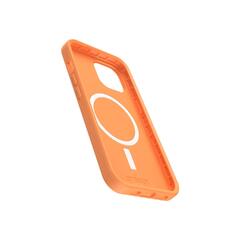 OtterBox Symmetry Series - Baksidedeksel for mobiltelefon MagSafe-samsvar - polykarbonat, syntetisk gummi - solstein (oransje) - for Apple iPhone 13, 14, 15