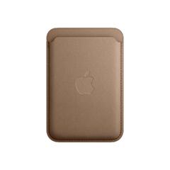 Apple - Lomme for mobiltelefon / kredittkort MagSafe-samsvar - mikrotvill, FineWoven - musegrått - for iPhone 12, 13, 14, 15