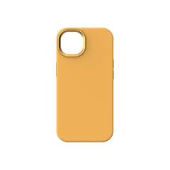 KEY Original - Baksidedeksel for mobiltelefon MagSafe-samsvar - silikon, polykarbonat - honningkakeoransje - for Apple iPhone 14 (6.1 tommer)