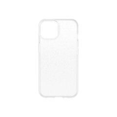 OtterBox React Series - Baksidedeksel for mobiltelefon antimikrobielt - polykarbonat, syntetisk gummi - stjernestøv (klart glitter) - for Apple iPhone 14