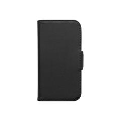 KEY Nordfjord - Lommebok for mobiltelefon MagSafe-samsvar - stoff, PU Nappa leather, 100 % resirkulert termoplastisk polyuretan (TPU) - svart - for Apple iPhone 14 (6.1 tommer)