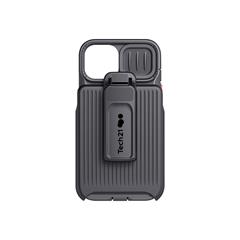 Tech21 Evo Max - Baksidedeksel for mobiltelefon robust - hylster - MagSafe-samsvar - FlexShock - svart - for Apple iPhone 14