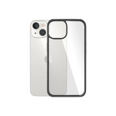 PanzerGlass HardCase - Black Edition - baksidedeksel for mobiltelefon herdet glass, 100 % resirkulert plast - svart, gjennomsiktig - for Apple iPhone 14