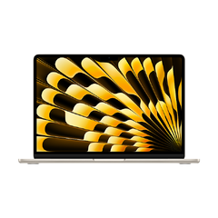 Macbook Air 13 (2024) 256GB (stjerneskinn) Apple 8-Core M3 CPU, 8GB RAM, 256GB SSD, Apple 8-Core GPU