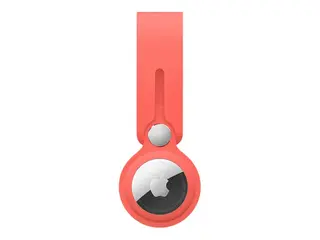 Apple - Eske for sikkerhetsmerke polyuretan - rosa sitrus - for AirTag