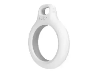 Belkin - Sikker holder med stropp for tapfri Bluetooth-tag hvit - for Apple AirTag