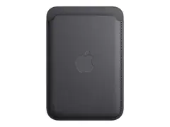 Apple - Lomme for mobiltelefon / kredittkort MagSafe-samsvar - FineWoven - svart