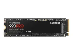 Samsung 990 PRO MZ-V9P4T0BW - SSD - kryptert 4 TB - intern - M.2 2280 - PCIe 4.0 x4 (NVMe) - 256-bit AES - TCG Opal Encryption