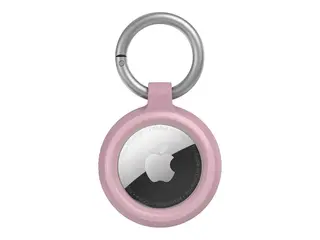 OtterBox Sleek - Eske for airtag - polykarbonat, syntetisk gummi tea time (pink) - for Apple AirTag