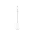 Apple Lightning til USB Kameraadapter Importer bilde/video iPhone/iPad, Hvit