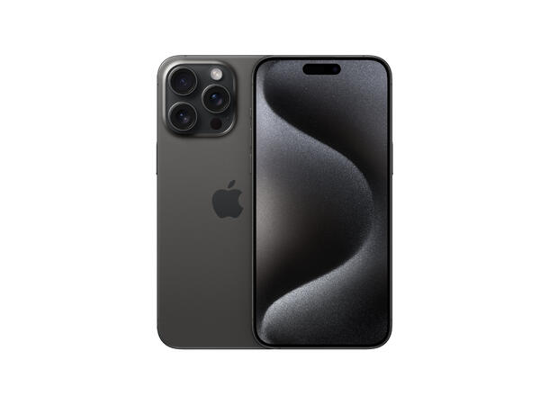 Apple iPhone 15 Pro Max 256GB Black Titanium, Telenor, 24 mnd garanti