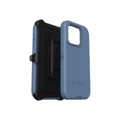 OtterBox Defender Series - Baksidedeksel for mobiltelefon robust - MagSafe-samsvar - polykarbonat, syntetisk gummi - baby blue jeans (blue)
