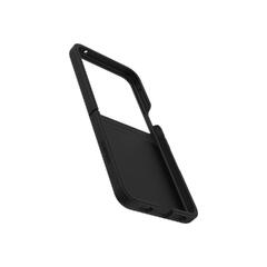 OtterBox Thin Flex Series - Baksidedeksel for mobiltelefon polykarbonat, syntetisk gummi - svart - for Samsung Galaxy Z Flip5