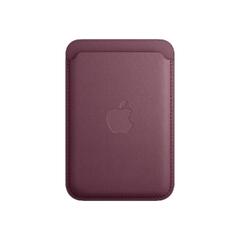 Apple - Lomme for mobiltelefon / kredittkort MagSafe-samsvar - mikrotvill, FineWoven - morbær - for iPhone 12, 13, 14, 15