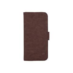 Gear by Carl Douglas - Lommebok for mobiltelefon 3 card slots - MagSafe-samsvar - kunstlær - brun - for Apple iPhone 15 Pro