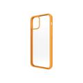 PanzerGlass iPhone Clear Case deksel (oransje) Mobildeksel til iPhone 12 og