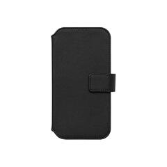 KEY Unstad - Lommebok for mobiltelefon stoff, 100 % resirkulert plast, PU-skinn (termoplastisk polyuretan + polykarbonat) - svart - for Apple iPhone 15 Pro