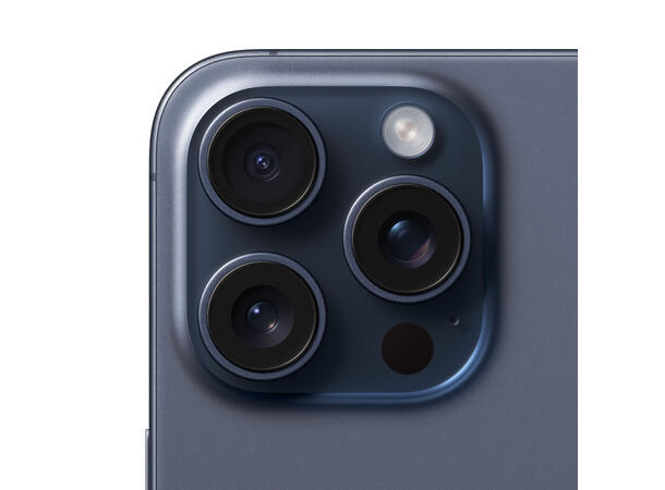 Apple iPhone 15 Pro Max 256GB Blue Titanium, Telenor, 24 mnd garanti