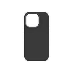 KEY - Baksidedeksel for mobiltelefon antibakteriell - MagSafe-samsvar - væskesilikon, hard polykarbonat - svart - for Apple iPhone 15 Pro