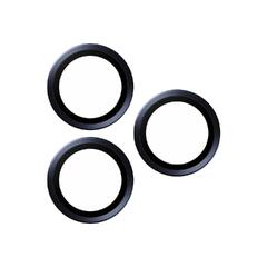 PanzerGlass Hoops - Linsebeskytter for mobiltelefon glass - rammefarge svart - for Apple iPhone 15 Pro, 15 Pro Max