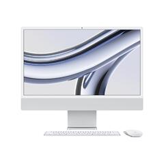 Apple iMac with 4.5K Retina display - Alt-i-ett M3 - RAM 8 GB - SSD 256 GB - M3 8-core GPU - WLAN: 802.11a/b/g/n/ac/ax (Wi-Fi 6E), Bluetooth 5.3 - Apple macOS Sonoma 14.0 - monitor: LED 24" 4480 x 2520 (4.5K) - tastatur: Norsk - sølv