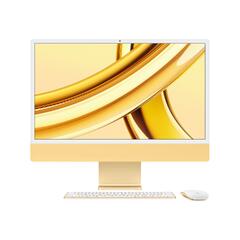 Apple iMac with 4.5K Retina display - Alt-i-ett M3 - RAM 8 GB - SSD 256 GB - M3 10-core GPU - WLAN: 802.11a/b/g/n/ac/ax (Wi-Fi 6E), Bluetooth 5.3 - Apple macOS Sonoma 14.0 - monitor: LED 24" 4480 x 2520 (4.5K) - gul