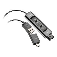Poly DA85 - Hodetelefonkabel - USB, 24 pin USB-C hann til Quick Disconnect hann 1.3 m - for OMEN 40L by HP GT21-1026nd; Poly DA70, DA75, DA80, DA85-M