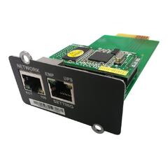 PowerWalker NMC Card - Adapter for fjernstyrt administrasjon 10/100 Ethernet - svart - for PowerWalker VFI 1000, VFI 10000, VFI 1500, VFI 2000, VFI 3000, VFI 6000, VI 1500, VI 2000