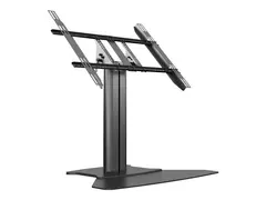 Multibrackets M Public Display Stand 80 HD Floorbase Single Stativ - for LCD-skjerm - aluminium - svart - skjermstørrelse: 32"-55" - monteringsgrensesnitt: inntil 700 x 400 mm - plassering på gulv - utgang: 220 V