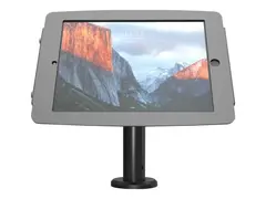 Compulocks Space Rise iPad 12.9" Counter Top Kiosk 4" Black Monteringssett (hus, stangstativ) - for nettbrett - svart - skjermstørrelse: 12.9" - skrivebord - for Apple 12.9-inch iPad Pro (1. generasjon, 2. generasjon)
