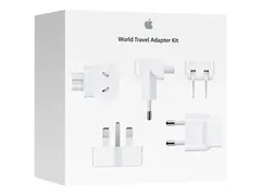Apple World Travel Adapter Kit Strømkontaktadaptersett - for MacBook; MacBook Air with Retina display; MacBook Pro