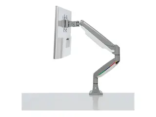 Kensington SmartFit One-Touch Single Monitor Arm Monteringssett - justerbar arm - for Skjerm - plastikk, aluminium, stål - skjermstørrelse: 13"-32" - skrivebord, C-klemme, malje, skrivebordsmonterbar
