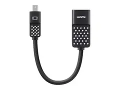 Belkin Mini DisplayPort to HDMI Adapter, 4k Video adapter - Mini DisplayPort hann til HDMI hunn - 12.7 cm - 4K-støtte