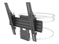 Multibrackets M Pro Series Wallmount Column Brakett - for LCD-skjerm - aluminium, stål - svart - skjermstørrelse: 32"-65" - veggmonterbar