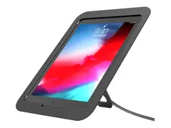 Compulocks iPad 10.2" Lock and Security Case Bundle with Combination Cable Lock Baksidedeksel for nettbrett - aluminium - svart - 10.2" - for Apple 10.2-inch iPad (7. generasjon, 8. generasjon, 9. generasjon)