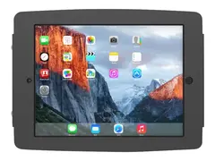 Compulocks iPad Pro 11" (1-4th Gen) Space Enclosure Core Counter Stand or Wall Mount Monteringssett (stativ) - 45° synsvinkel - for nettbrett - låsbar - aluminium, stål - svart - skjermstørrelse: 11" - monteringsgrensesnitt: 100 x 100 mm - veggmonterbar, skranke - for Apple 11-inch iPad Pro Wi-Fi, Wi-Fi + Cellular