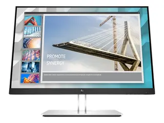 HP E24i G4 - E-Series - LED-skjerm - 24" 1920 x 1200 WUXGA @ 60 Hz - IPS - 250 cd/m² - 1000:1 - 5 ms - HDMI, VGA, DisplayPort - svart