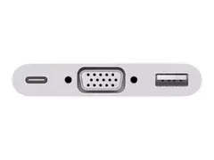 Apple USB-C VGA Multiport Adapter - VGA-adapter 24 pin USB-C (hann) til HD-15 (VGA), USB-type A, 24 pin USB-C (hunn)