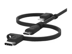 Belkin BOOST CHARGE Universal - USB-kabel USB hann til Micro-USB type B, Lightning, 24 pin USB-C hann - 1 m