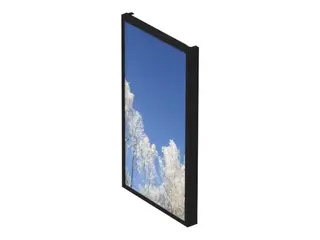 HI-ND Wall Casing EASY 32" Portrait - Monteringssett (hylster) for LCD-skjerm - metall - svart, RAL 9005 - skjermstørrelse: 32" - veggmonterbar - for Samsung QM32R-B