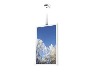 HI-ND Ceiling Casing 55" - Monteringssett (hylster) portrett - for digitalsignerings-LCD-panel - hvit, RAL 9003 - skjermstørrelse: 55" - takmonterbar - for LG 55XS2E-B, 55XS4J-B