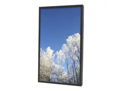 HI-ND Outdoor Wall Casing 55" - Monteringssett (hylster) portrett - for digitalsignerings-LCD-panel - låsbar - metall - svart, RAL 9005 - skjermstørrelse: 55" - veggmonterbar - for Samsung OH55A-S