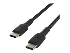Belkin BOOST CHARGE - USB-kabel - 24 pin USB-C (hann) til 24 pin USB-C (hann) 1 m - svart