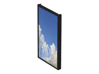 HI-ND Wall Casing EASY 49" Portrait - Monteringskomponent (hus) for digitalsignerings-LCD-panel - svart, RAL 9005 - skjermstørrelse: 49" - veggmonterbar - for LG 49UH5F-H, 49UH7F-B, 49UH7F-H; Samsung QB49R, QM49R