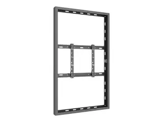 Multibrackets M Pro Series - Innhegning lav profil - for LCD-skjerm - låsbar - stål - svart - skjermstørrelse: 49"-65" - kan monteres fra gulv til tak