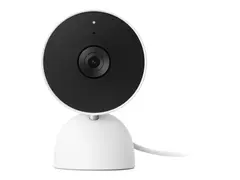Google Nest Cam - Nettverksovervåkingskamera innendørs - farge (Dag og natt) - 2 MP - 1920 x 1080 - 1080p - lyd - trådløs - Wi-Fi - H.264