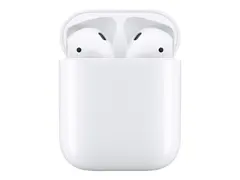 Apple AirPods with Charging Case 2. generasjon - True wireless-hodetelefoner med mikrofon - &#248;repropp - Bluetooth