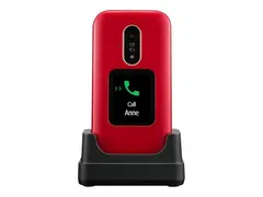 DORO 6881 - rød og hvit - 4G funksjonstelefon
