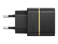 OtterBox Wall Charger - Strømadapter 20 watt (24 pin USB-C) - svart - Europe (unntatt Storbritannia, Irland, Malta, Cyprus)